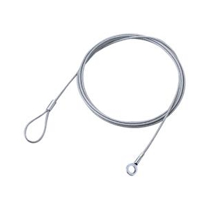 エレコム ワイヤー(直径3．8mm・1．0m) シルバー ESL-W1038-イメージ1