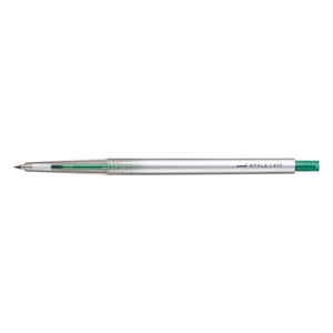 三菱鉛筆 スタイルフィット ゲルインクボールペン ノック式(リフィル入) 0．28mm グリーン UMN139286-イメージ1