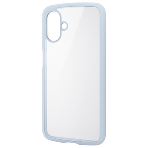 エレコム Galaxy A25 5G用TOUGH SLIM LITE ハイブリッドケース フレームカラー ライトブルー PM-G253TSLFCBU-イメージ1