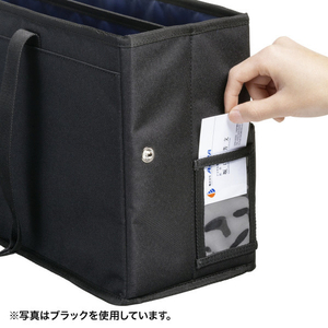 サンワサプライ ミーティングバッグ(15．6インチワイド対応) グレー BAG-TW7GY-イメージ5
