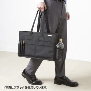 サンワサプライ ミーティングバッグ(15．6インチワイド対応) グレー BAG-TW7GY-イメージ7