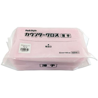 パックスタイル カウンタークロス ダスター 薄手 桃 100枚 FC067SH-00520386