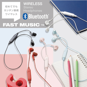 エレコム Bluetooth ワイヤレスヘッドフォン/FAST MUSIC ブラック LBT-F10IXBK-イメージ3