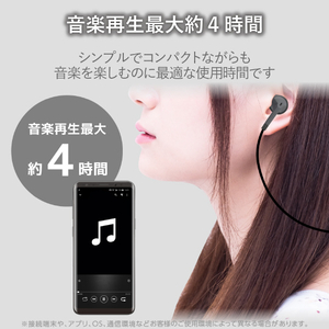 エレコム Bluetooth ワイヤレスヘッドフォン/FAST MUSIC ブラック LBT-F10IXBK-イメージ6