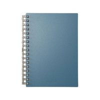 リヒトラブ Mutual オープンリングノート A6 スレートブルー FC396PA-N2671-11