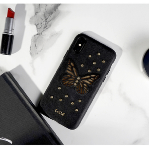 GAZE iPhone XR用ケース Glitter バタフライ GZ15241I61-イメージ10