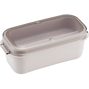 スケーター ラク洗 2段 ランチボックス 570mL サンドホワイト FCJ345L-PALB6-イメージ1