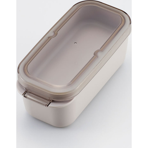 スケーター ラク洗 2段 ランチボックス 570mL サンドホワイト FCJ345L-PALB6-イメージ2