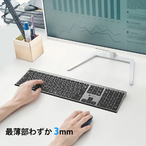 iClever Bluetoothキーボード IC-BK23 E03-0131J-59-イメージ2