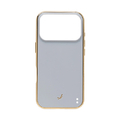 Hamee iPhone17Pro用 耐衝撃ハードケース SALISTY マットカラー パウダーブルー 669-182417