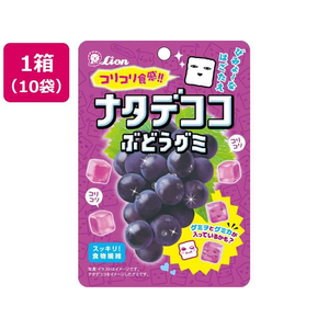 ライオン菓子 ナタデココぶどうグミ 40g 10袋 FCJ730N-イメージ1