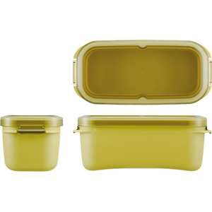 スケーター ラク洗 2段 ランチボックス 570mL アンバーイエロー FCJ346L-PALB6-イメージ3