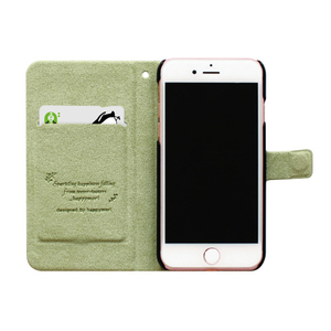 Happymori iPhone8/7用French Cafe Diary ブルー HM8242I7-イメージ3