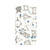 Happymori iPhone8/7用French Cafe Diary ブルー HM8242I7-イメージ1