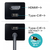 サンワサプライ USB Type-Cハブ付き HDMI変換アダプタ ブラック USB-3TCH34BK-イメージ10