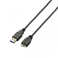 エレコム 極細USB3．0ケーブル(A-microB) 1．0m ブラック USB3-AMBX10BK