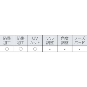 ＴＪＭデザイン ハードグラス HG-2 クリア FC620FM-8134883-イメージ2