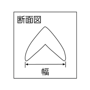 トラスコ中山 角あて緩衝材 ライトグレー 20mm×3m FC266FY-4820274-イメージ2