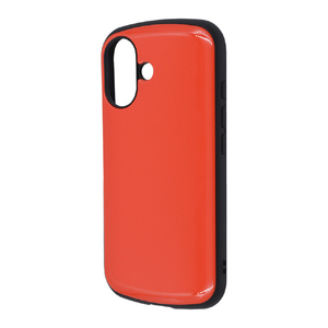 レイアウト iPhone 16用Like standard ProCa 耐衝撃 バンパー 超厚ハイブリッドケース レッド RT-P46AC3/R-イメージ1