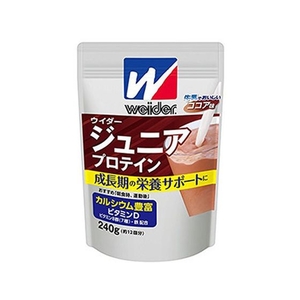 森永製菓 ウイダー ジュニアプロテイン ココア味 240g FCM5249-イメージ1