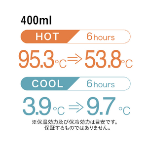 シービージャパン holms ワンタッチタンブラー400 スモークピンク HOLMSﾜﾝﾀﾂﾁﾀﾝﾌﾞﾗ-400Sﾋﾟﾝｸ-イメージ9