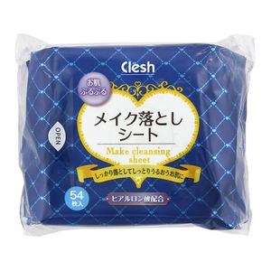ａｄｄｇｏｏｄ Clesh メイク落としシート ヒアルロン酸 54枚入 FCF137J-64-7757-54-イメージ1