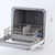 シロカ 食器洗い乾燥機 ホワイト/シルバー SS-M151-イメージ8