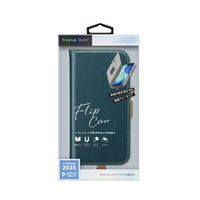 PGA iPhone 17 Pro用フリップカバー ブルー PG-25BFP01BL