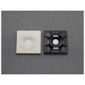 エスコ 結束バンドベース 25×25mm 黒 5個 FCW1878-EA475GB-22