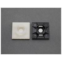 エスコ 結束バンドベース 25×25mm 黒 5個 FCW1878-EA475GB-22