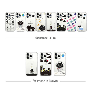 abbi FRIENDS iPhone 14 Pro用ネコマンジュウソフトクリアケース [公式ライセンス品] バスタイム ABF24243I14P-イメージ12