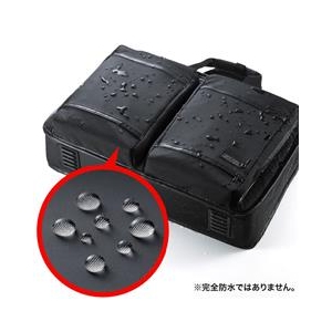 サンワサプライ 超撥水・軽量PCバッグ（3WAYタイプ・15．6インチワイド・シングル） ブラック BAG-LW10BK-イメージ2