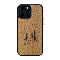 Man & Wood iPhone 13 Pro Max用天然木ケース camp I21243I13PM