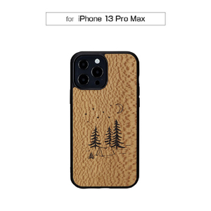 Man & Wood iPhone 13 Pro Max用天然木ケース camp I21243I13PM-イメージ7