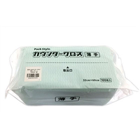 パックスタイル カウンタークロス ダスター 薄手 緑 100枚 FC069SH-00520388