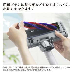 日立 紙パック式パワーブラシ かるパック ライトゴールド CV-KP900M N-イメージ14