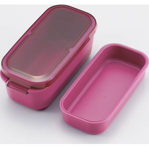 スケーター ラク洗 2段 ランチボックス 570mL フクシアピンク FCJ347L-PALB6-イメージ4