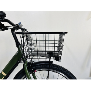 PELTECH 27.5型 V型電動アシスト自転車外装6段 復刻モデル マットブラック TDA-728L-MBK-12AH-イメージ5
