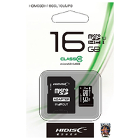 ハイディスク 高速microSDHC UHS-I メモリーカード(Class 10対応・16GB) HDMCSDH16GCL10UIJP3