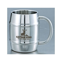 パール金属 ダブルステン樽型マグカップ420ml FC908NM-UH-39