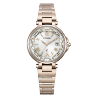 シチズン basic collection 光発電エコ・ドライブ電波時計 アイボリー EC1017-58A