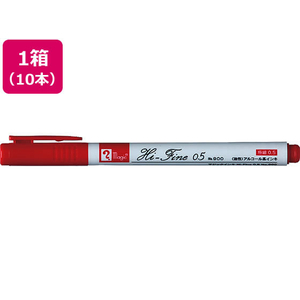 寺西化学工業 マジックインキ No.900 赤 10本 F372654-M900R-T2-イメージ1