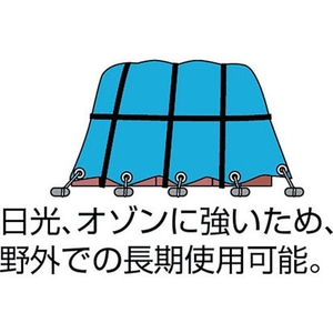 トラスコ中山 TRUSCO ゴムロープ合成ゴムフリータイプ 幅20mm×長さ30m 30 FC492GZ-2153882-イメージ2