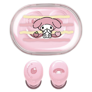グルマンディーズ 完全ワイヤレスイヤホン サンリオキャラクターズ マイメロディ SANG-458MM-イメージ1