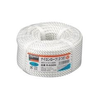 トラスコ中山 TRUSCO　ナイロンロープ　3つ打　線径6mmX長さ30m R-630N