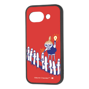 レイ・アウト Google Pixel 10a用 / ムーミン / maru 衝撃吸収 バンパー ハイブリッドケース リトルミイとニョロニョロ RJ-AGP10AK4TB/MT013-イメージ1