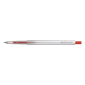 三菱鉛筆 スタイルフィット ゲルインクボールペン ノック式(リフィル入) 0．28mm レッド UMN1392815-イメージ1