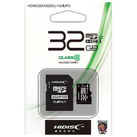 ハイディスク 高速microSDHC UHS-I メモリーカード(Class 10対応・32GB) HDMCSDH32GCL10UIJP3