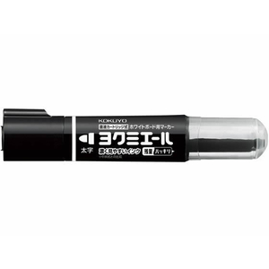 コクヨ ホワイトボード用マーカー(ヨクミエール)直液カートリッジ式 太字 黒 F892222-PM-B503D-イメージ1