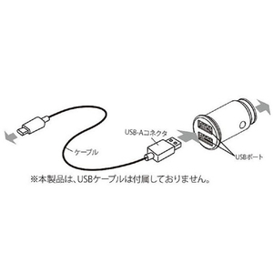 AXS 3．1AコンパクトUSBチャージャー X244-イメージ5